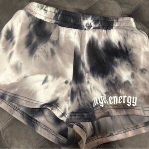 Rue21 Black and Gray Tie-Dye Athletic Shorts